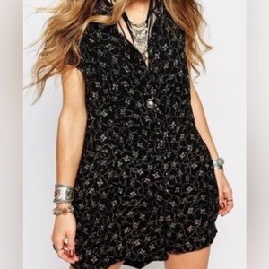Free People Debby Dot Romper